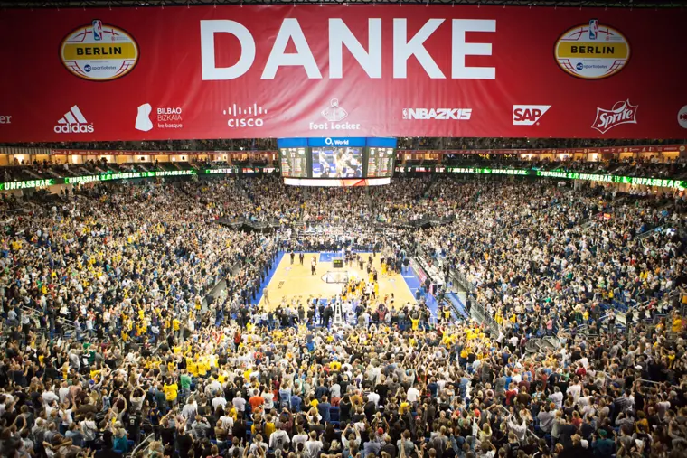 NBA | Game · End of the NBA game in Berlin.